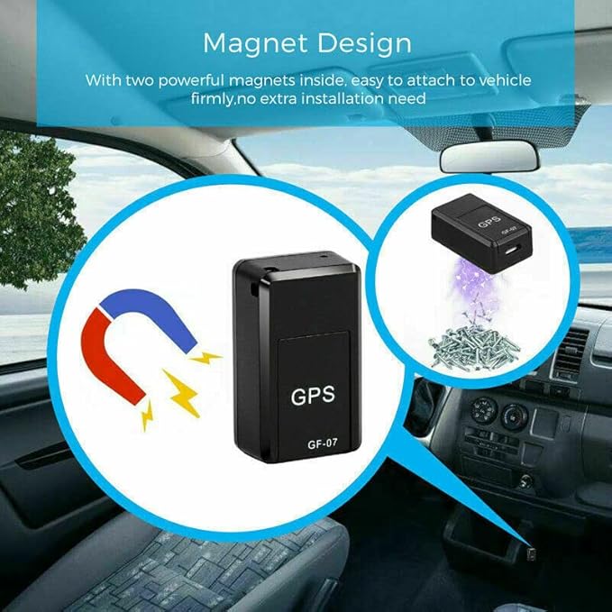 Mini Localizador GPS Portátil con Imanes - Rastreo en Tiempo Real