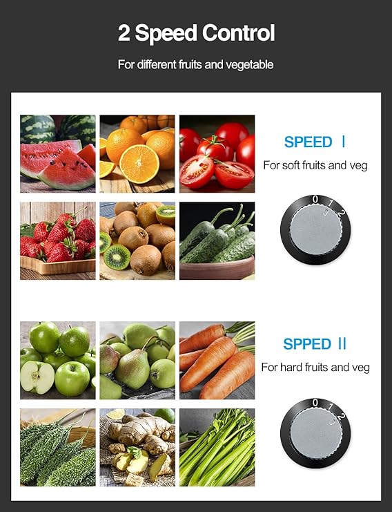 Extractor de Jugo Vista 800W 🍎