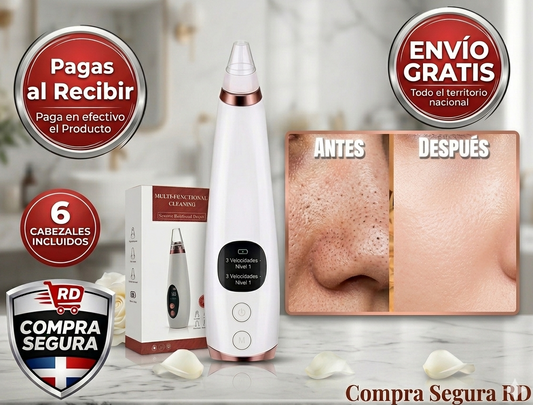 Elimina puntos negros y limpia tus poros en minutos