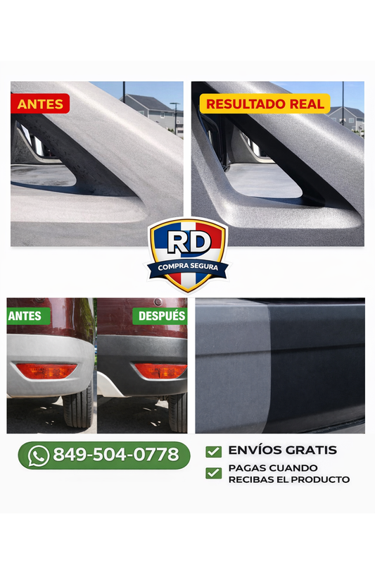 🔥Restaura el Color y Brillo de los Plásticos de tu Auto en Minutos🔥