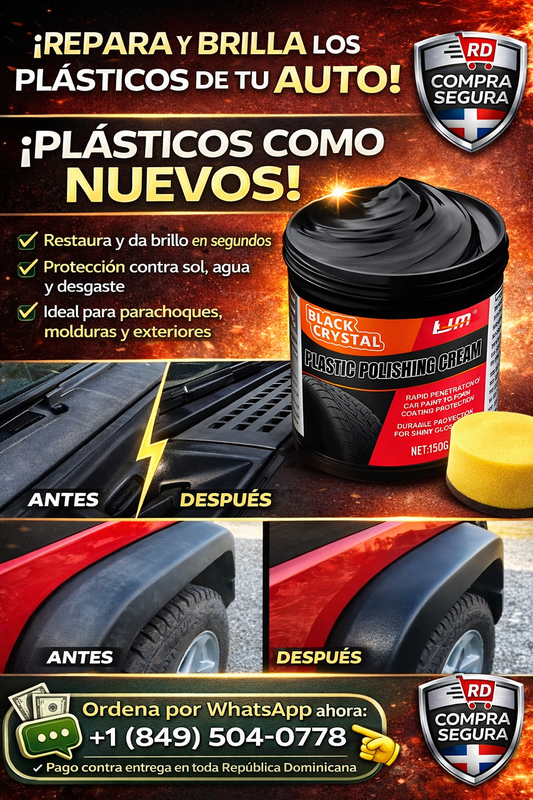 🔥Restaura el Color y Brillo de los Plásticos de tu Auto en Minutos🔥