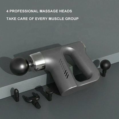 💪 PowerFlex™ – Pistola de Masaje Inteligente de Alta Frecuencia