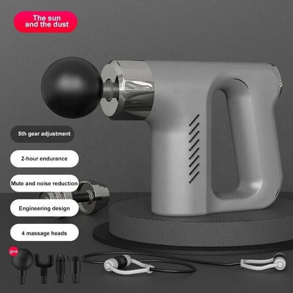 💪 PowerFlex™ – Pistola de Masaje Inteligente de Alta Frecuencia